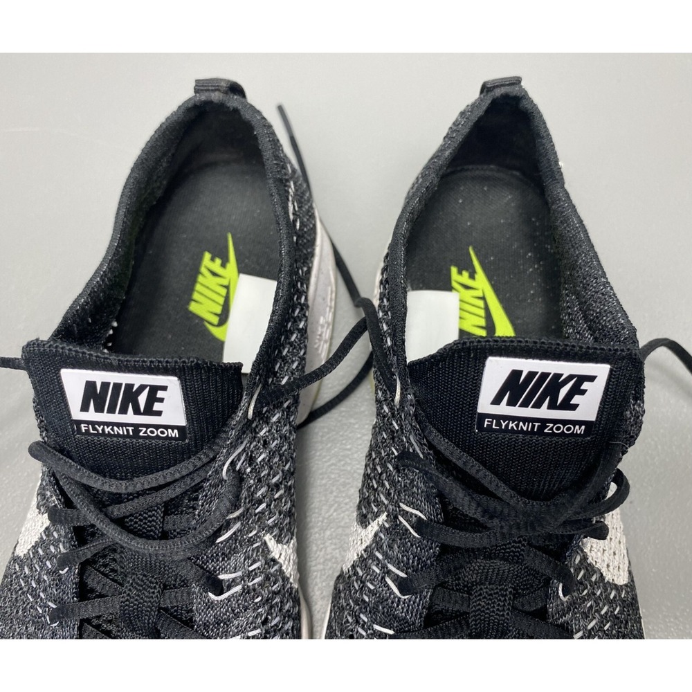 Nike Flyknit Zoom Agility Womens Running Shoes Sneaker Size 9.5 Black 698616-001 - Picture 4 of 13